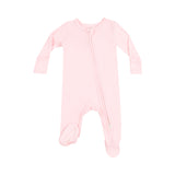 Solid Tickled Pink 2 Way Zipper Footie by Angel Dear