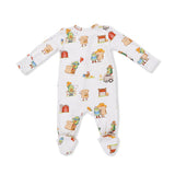 2 Way Zipper Footie- Avocado Toast by Angel Dear