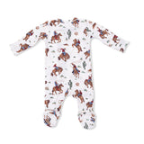 2 Way Zipper Footie- Buckaroo Western by Angel Dear
