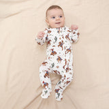 2 Way Zipper Footie- Buckaroo Western by Angel Dear