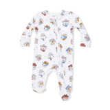 2 Way Zipper Footie- Cowdogs by Angel Dear