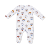 2 Way Zipper Footie- Cowdogs by Angel Dear