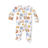 2 Way Zipper Footie- Rodeo Patches Uni by Angel Dear