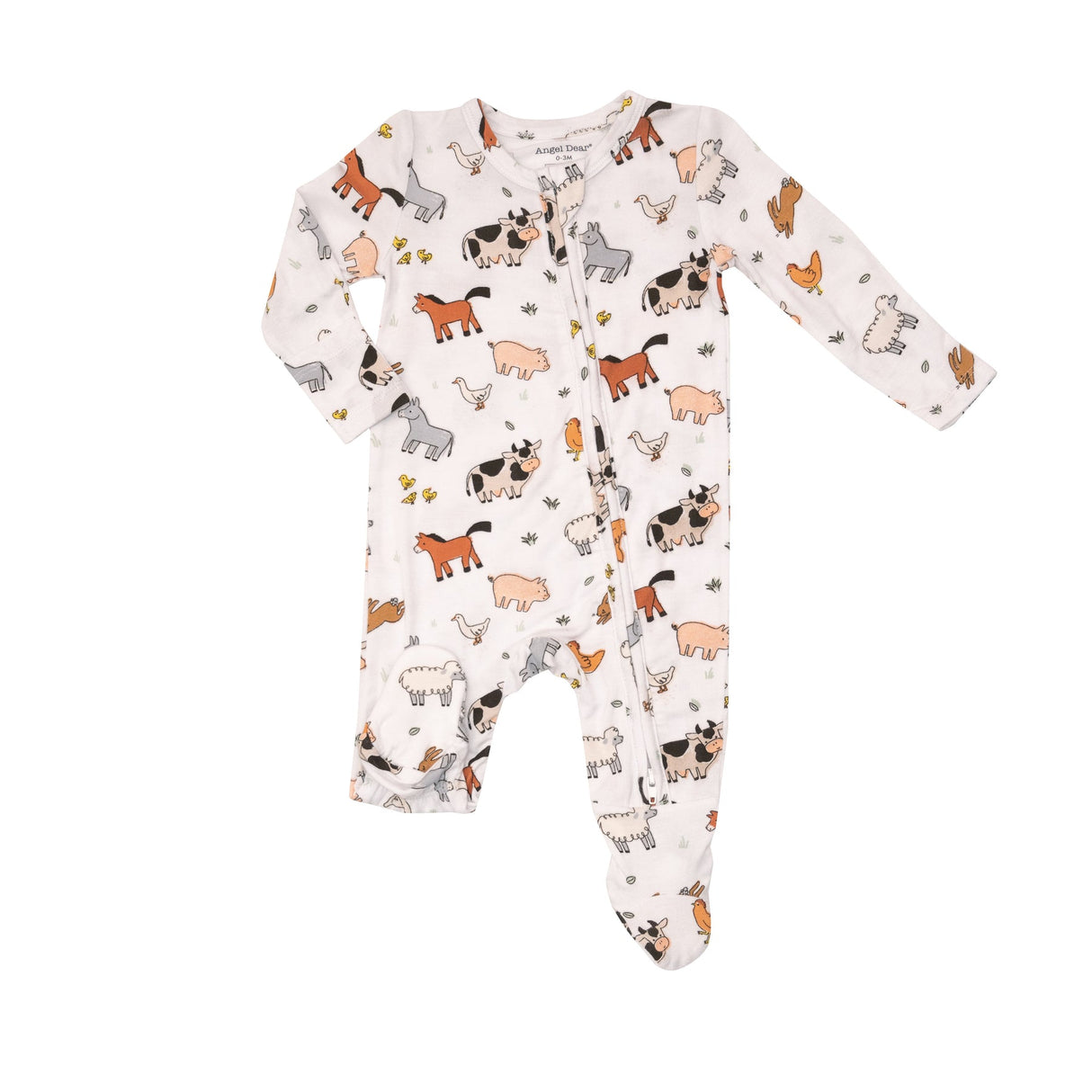 2-Way Zipper Footie by Angel Dear