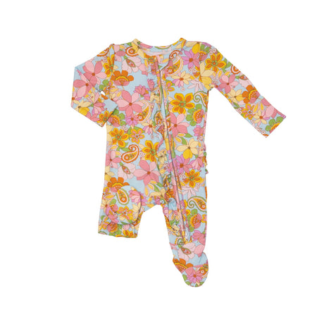 2-Way Ruffle Back Footie by Angel Dear