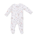 2 Way Ruffle Back Zipper Footie- Enchanted Woodland by Angel Dear