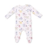 2 Way Ruffle Back Zipper Footie- Spa Dogs by Angel Dear