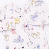 2 Way Ruffle Back Zipper Footie- Spa Dogs by Angel Dear