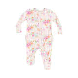 2 Way Zipper Ruffle Back Footie - Pick A Posy by Angel Dear