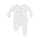 2 Way Zipper Ruffle Back Footie - Sweet Vines by Angel Dear