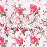 2 Way Ruffle Back Zipper Footie- Elegant Roses by Angel Dear