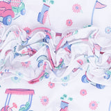 2 Way Ruffle Back Zipper Footie- Golf Carts & Flowers by Angel Dear