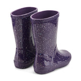 Kids First Giant Glitter Rain Boots- Dark Purple by Hunter Boots