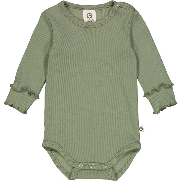 Cozy Me Rib Bodysuit by Müsli