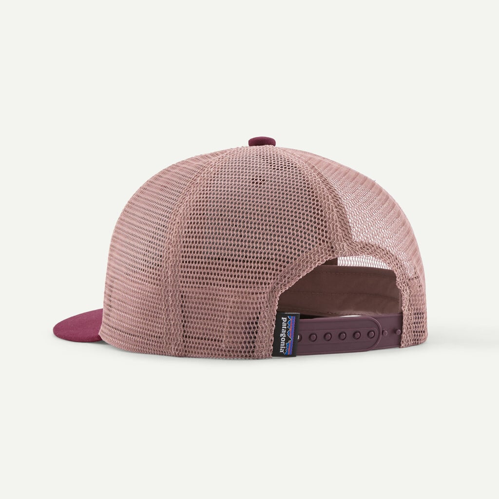 Kids' Trucker Hat- Back for Good Bear: Berry Fig by Patagonia
