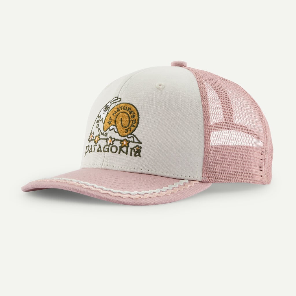 Kids' Trucker Hat- Nature's Pace: Birch White by Patagonia