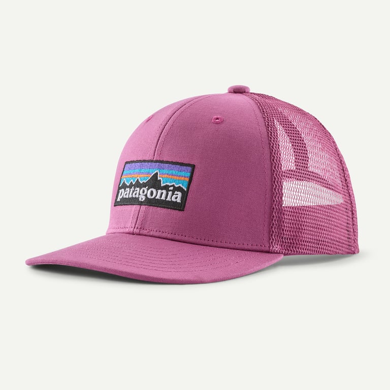 K's Trucker Hat- P-6 Logo: Faded Magenta by Patagonia