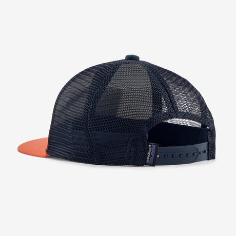 Kids' Trucker Hat -  Ridge Rise Stripe: Coho Coral by Patagonia