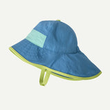 Baby Block-the-Sun Hat- Shore Blue by Patagonia