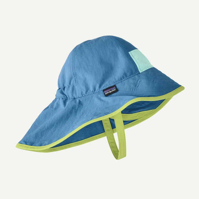 Baby Block-the-Sun Hat- Shore Blue by Patagonia