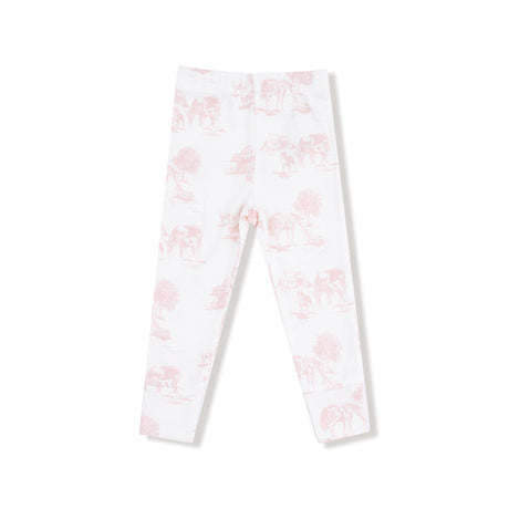 Loungewear Set- Farm Toile Pink by Angel Dear