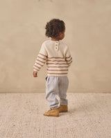 Rex Sweater || Almond Stripe by Quincy Mae