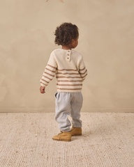 Rex Sweater || Almond Stripe by Quincy Mae