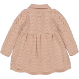 Knit Needle Out Dress in Spa Rose by Müsli