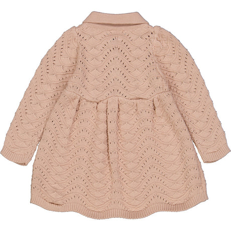 Knit Needle Out Dress in Spa Rose by Müsli