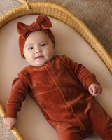 Hidden Snap Footie || Redwood by Quincy Mae