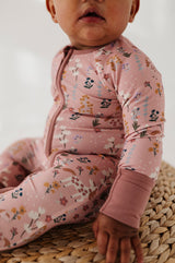 Long Sleeve Zip Romper- Unicorn by babysprouts