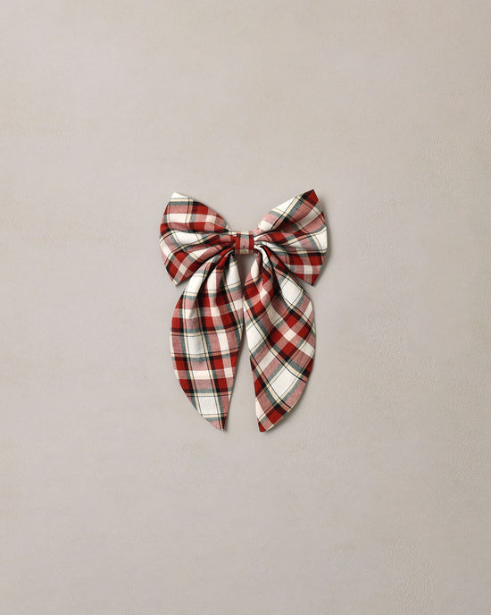 Everly Bow || Holiday Tartan by Noralee