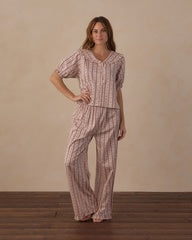Women's Ruffle Pajamas || Candy Cane Lane by Rylee + Cru