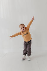 Baggy Sweatpants- Tornado Gray by Babysprouts