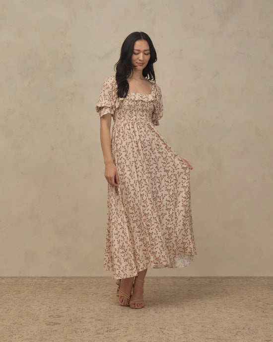 Women's Birdie Dress || Floral Toile by Noralee
