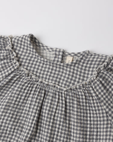 Mia Top + Bloomer Set || Midnight Gingham by Quincy Mae