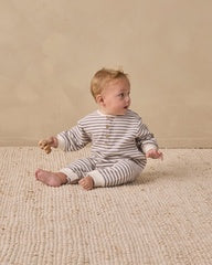 Relaxed Jumpsuit || Slate Stripe by Quincy Mae