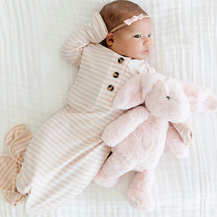 Harper Ribbed Knotted Gown by Lou Lou & Company