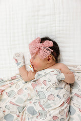 Lace Bow - Rose Headband by Lou Lou & Company