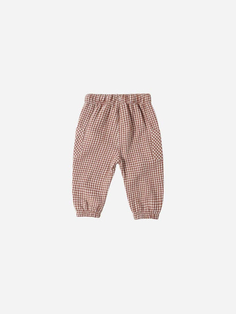 Luca Pant || Red Gingham by Quincy Mae