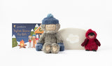 More the Merrier Holiday Set: Bigfoot Kin + Cardinal + Book by Slumberkins