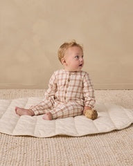 Woven Jumpsuit || Rustic Plaid by Quincy Mae