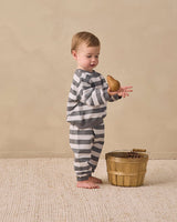 Oversized Sweatpants || Midnight Stripe by Quincy Mae