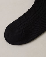 Ruffle Socks || Black, Blush by Noralee