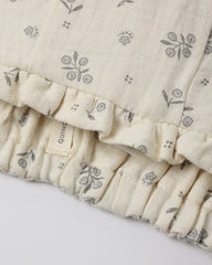 Woven Ruffle Bonnet || Winter Berry by Quincy Mae