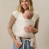 Cream Houndstooth Wrap by Solly Baby