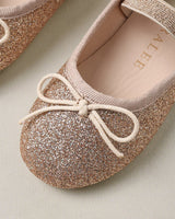 Ballet Flats || Rose Gold Shimmer by Noralee