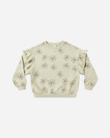 Ruffle Sweatshirt || Big Daisy by Rylee + Cru