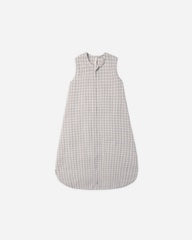 Sleep Bag || Blue Gingham by Quincy Mae