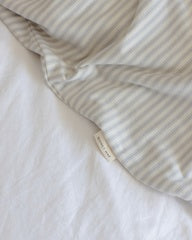 Jersey Sleep Bag || Cloud Stripe by Quincy Mae